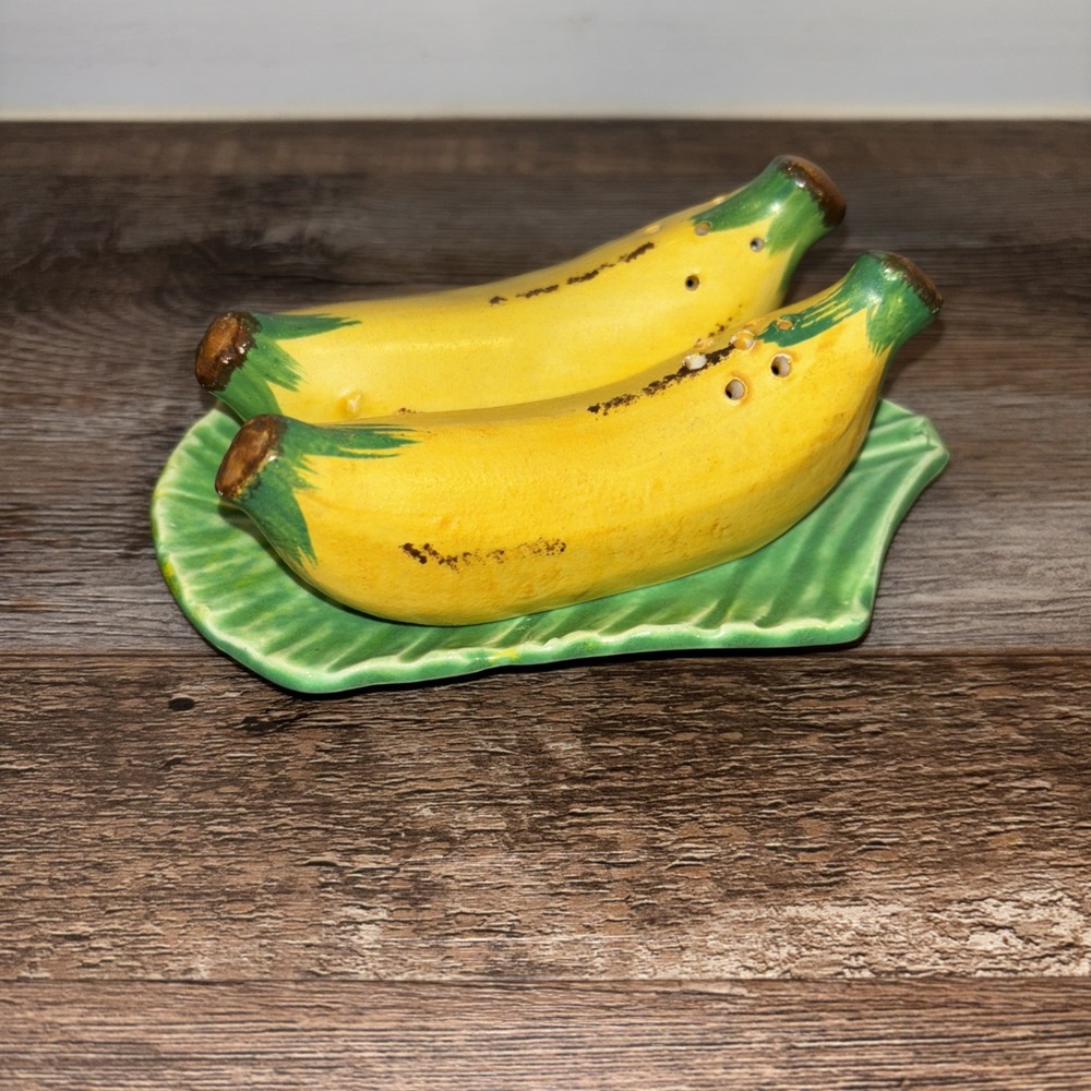 VINTAGE Banana Salt and Pepper Shakers